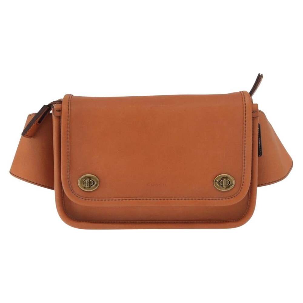 Coach Leather Crossbody Bag Brown
